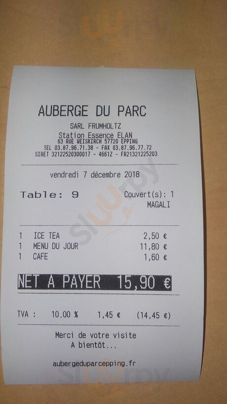 Auberge Du Parc