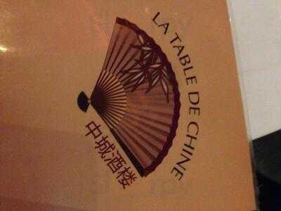 La Table De Chine