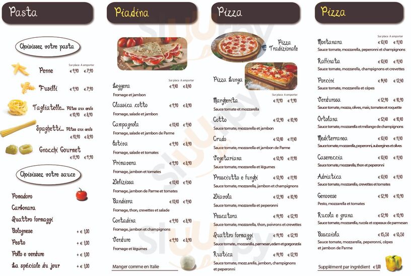 We Love Italy, Pasta, Pizza & Piadine, Paris