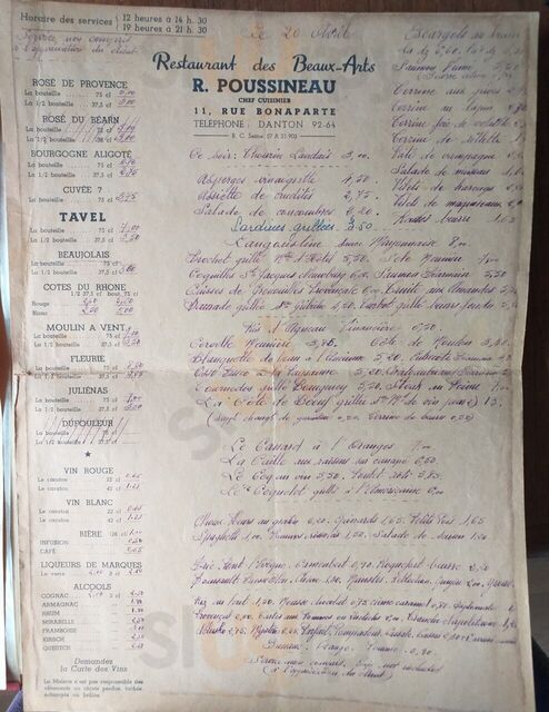 Le Restaurant Des Beaux Arts