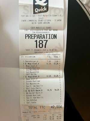 Quick - Marseille Grand Littoral