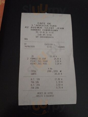 Cafe De L Agriculture