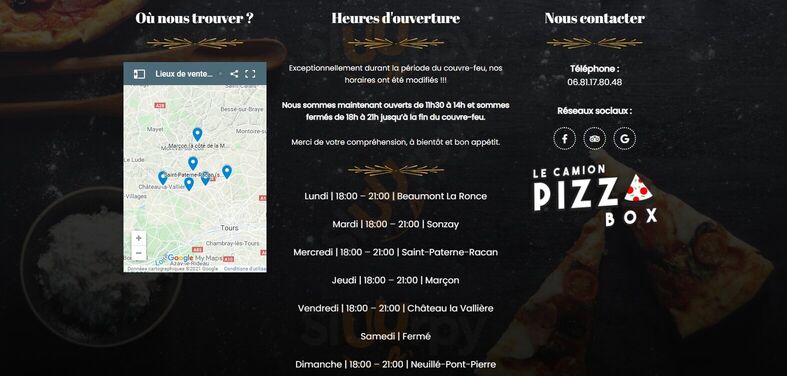 Pizza Box Le Camion