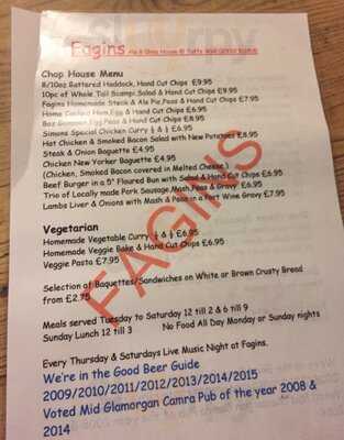 Fagin's Ale & Chop House