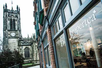 Proper Tea At Manchester Cathedral
