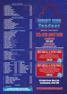 West End Tandoori