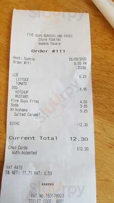 Five Guys Liverpool Queen Square