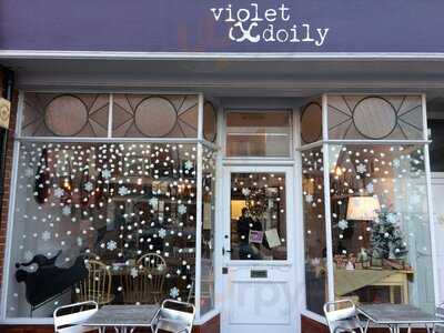 Violet & Doily