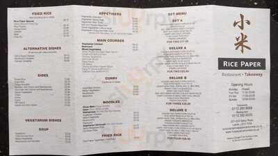 Rice Paper Cantonese Restaurant & Takeaway