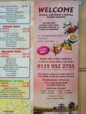 Welcome Chinese Take Away
