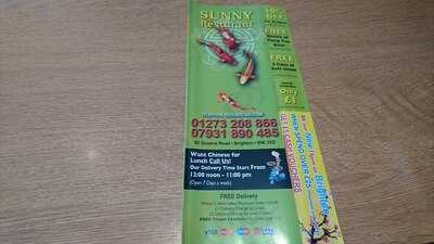 Sunny Chinese Restaurant And Takeaway