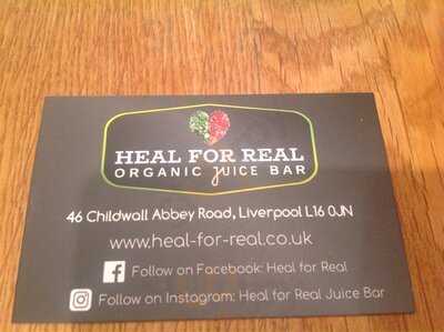Heal For Real Organic Juice Bar