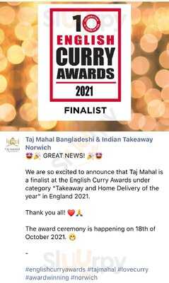 Taj Mahal Indian Take Away