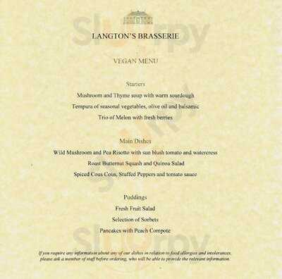Langton's Brasserie & Restaurant