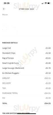 Barton's Fish And Chips