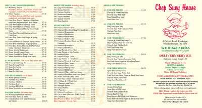 Chinese Chop Suey House