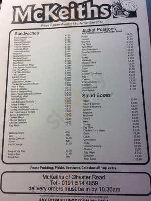 Mckeith's Sandwich Shop