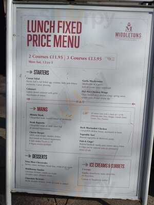 Middletons Steakhouse & Grill Peterborough