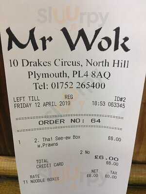 Mr Wok Thai Noodle Bar