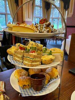 Afternoon Cream Tea At Grim's Dyke Hotel