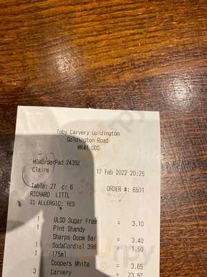 Toby Carvery Goldington