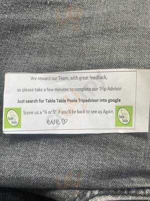 Holes Bay Table Table