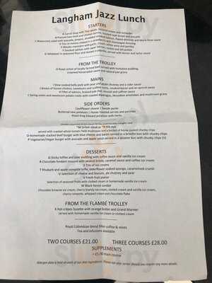 The Conservatory Restaurant At Langham Hotel