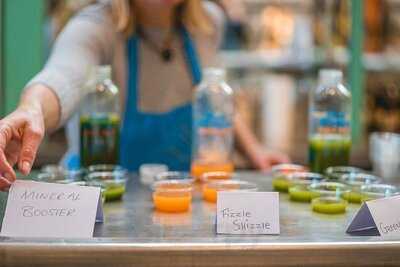 Blue Orange Juice Bars