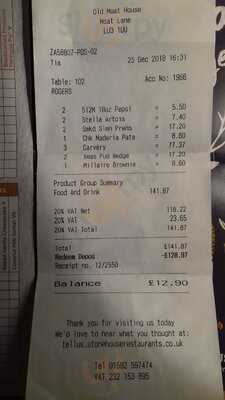 Old Moat House Stonehouse Pizza & Carvery