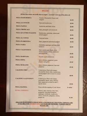 Valentino’s Ristorante Pizzeria