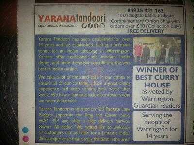 Yarana Tandoori