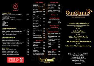 Sunshine European Cafe And Bar