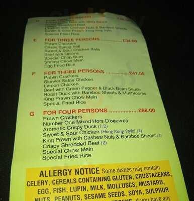 Number 1 Chinese Cuisine