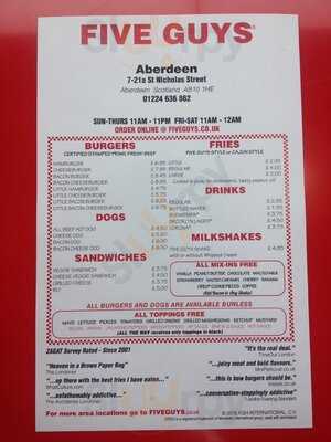 Five Guys Aberdeen