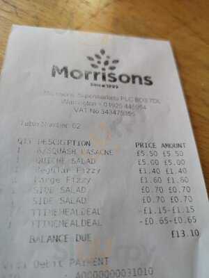 Morrisons Warrington Cafe