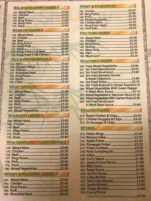 Silver Bird Chinese Takeaway