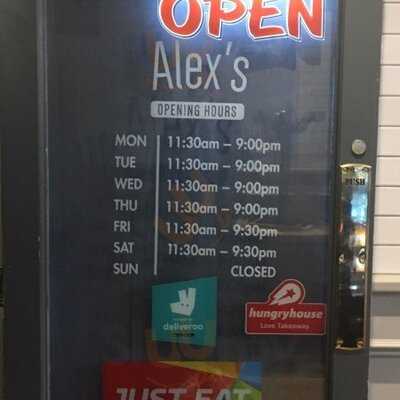 Alex's Fish, Chips And Grill Takeaway And Restaurant