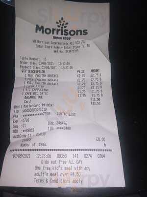 Morrisons Reading Cafe