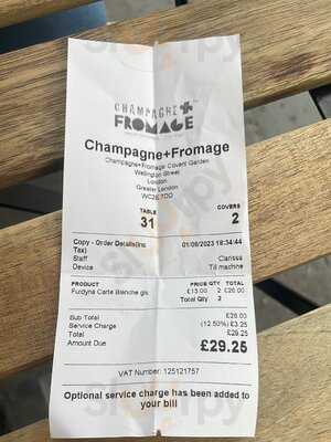 Champagne And Fromage