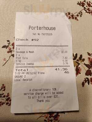 The Porterhouse Covent Garden