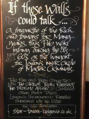 The Star Tavern, Belgravia