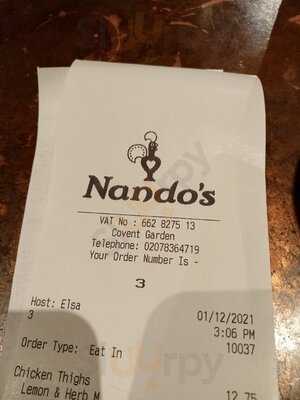 Nando's Covent Garden