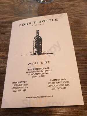Cork & Bottle Wine Bar Paddington