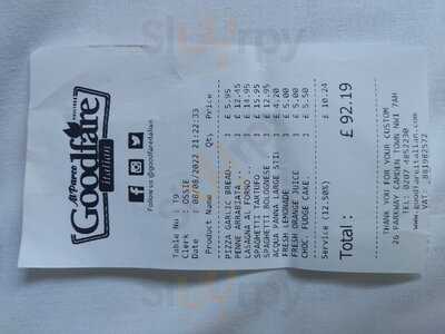 Goodfare Italian Restaurant