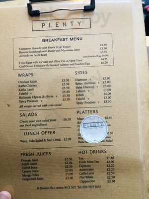 Plenty Cafe