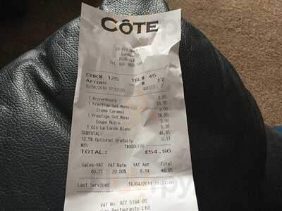 Cote Brasserie Bank