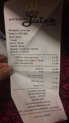 Portobello Fresh Juice Bar