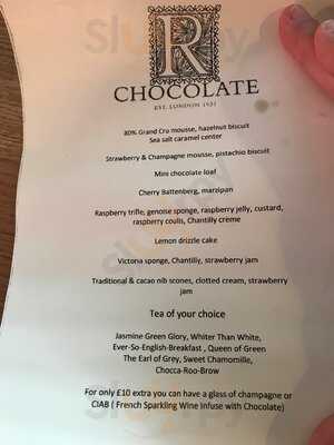 R Chocolate London