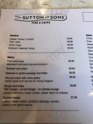 Sutton And Sons Vegan Chip Shop