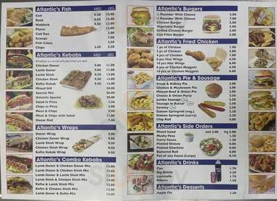 Atlantic Fish Bar Captains Table